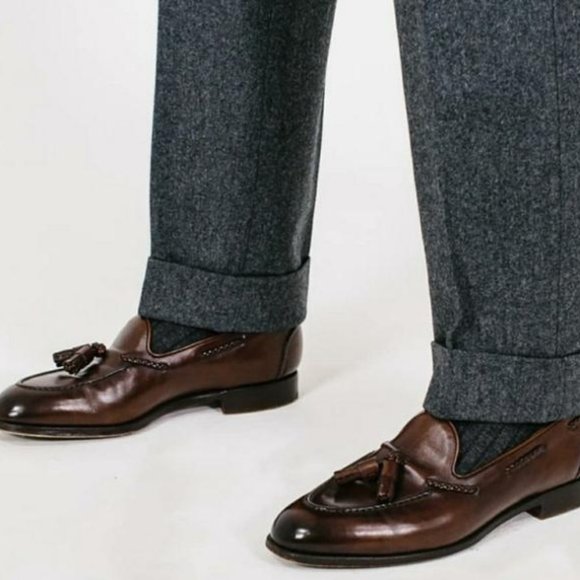 Business casual leather shoes